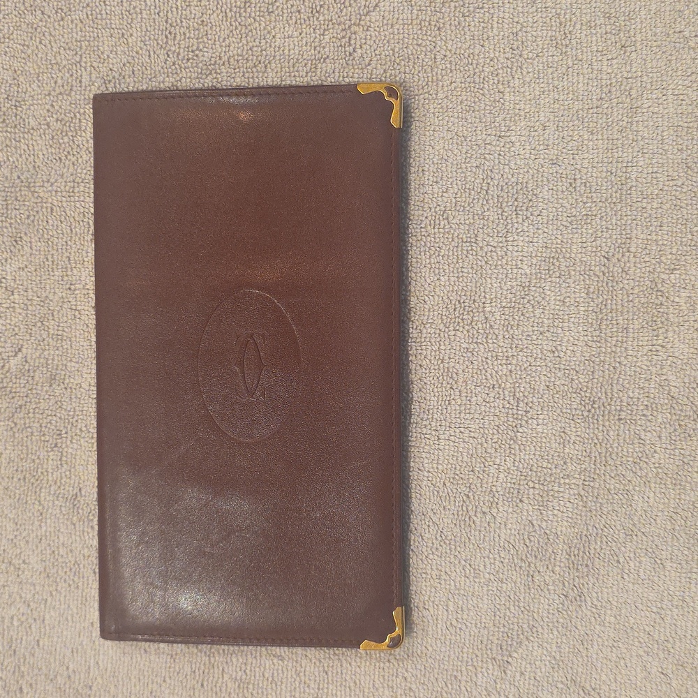 Carter's Brown Wallet with Gold Accents